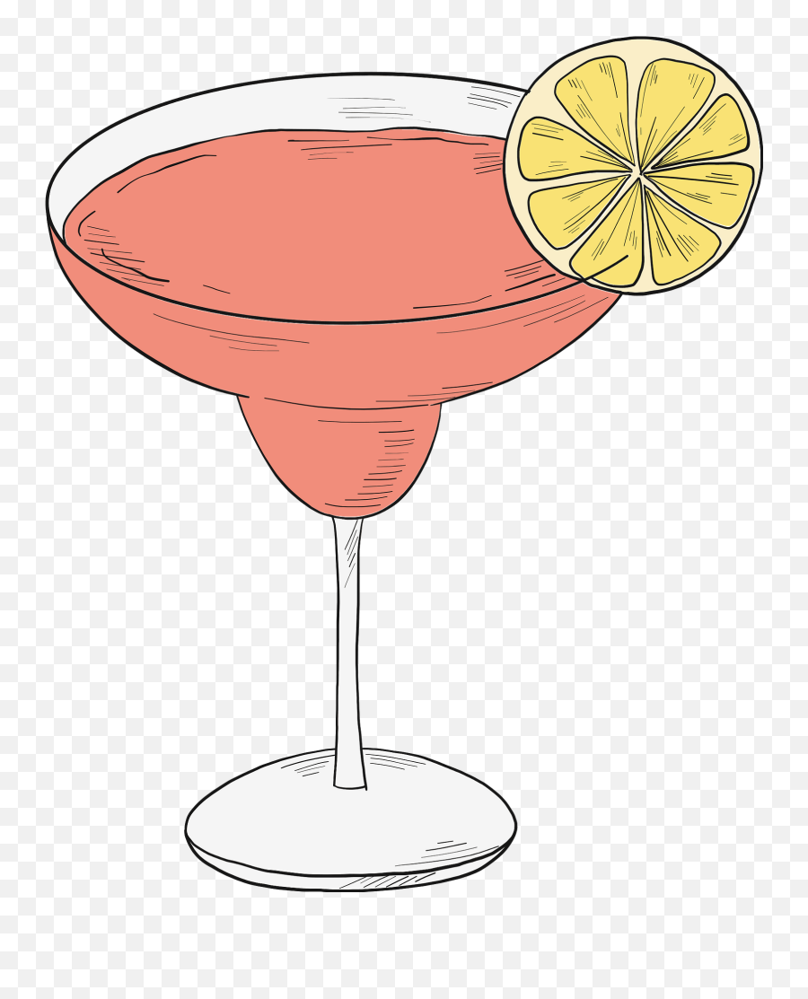 Margarita Cocktail Clipart - Martini Glass Emoji,Margarita Emoji