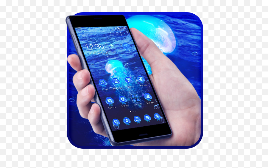 Amazoncom Blue Jelly Fish Free Theme Appstore For Android - Camera Phone Emoji,Jellyfish Emoji