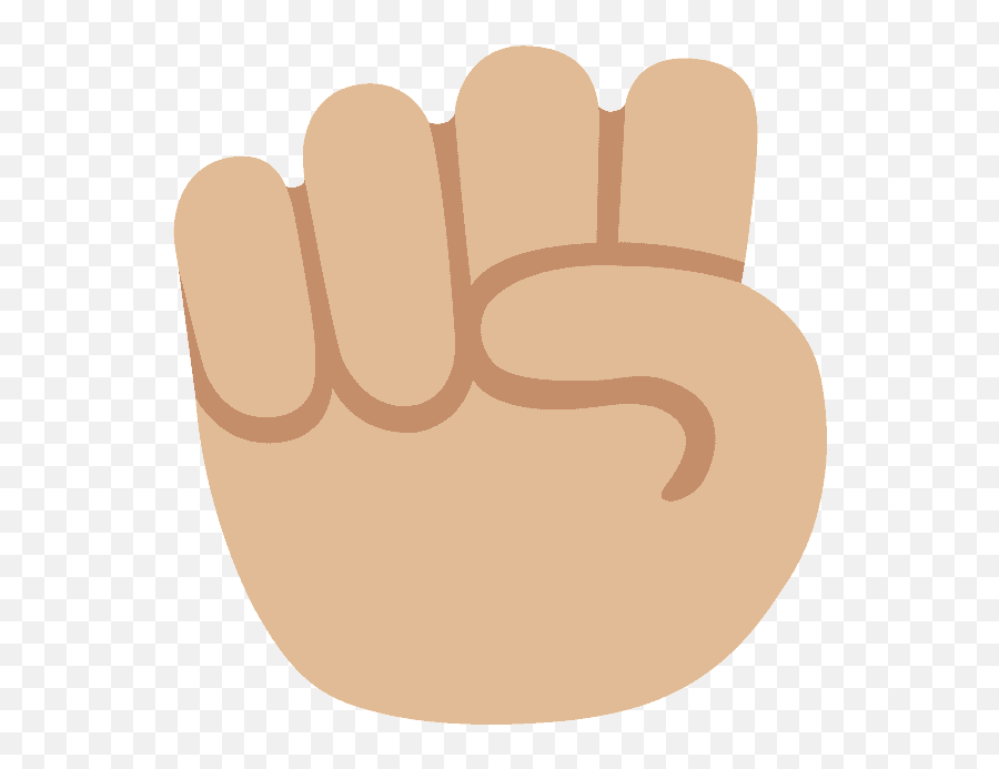 Raised Fist Emoji Clipart - Emoji De La Mano,Fist Emoji Png