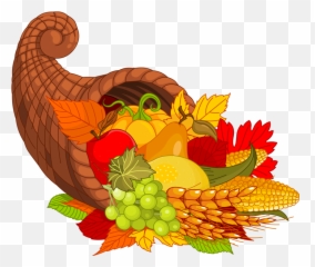 Happy Thanksgiving Clip Art Cornucopia - Clipart Emoji