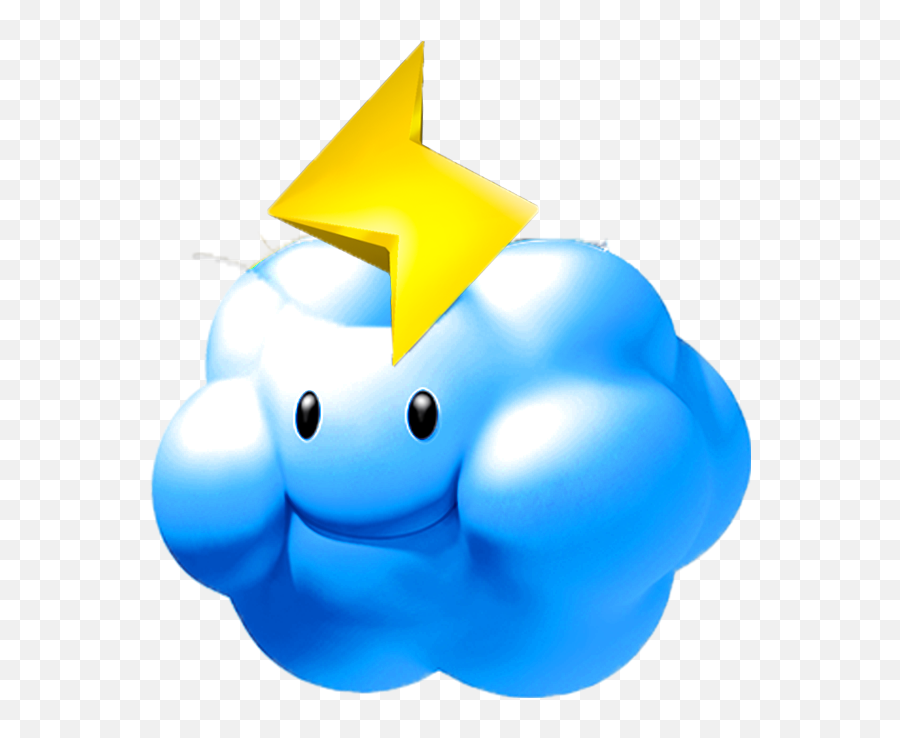 Lightning Clipart Thundercloud - Mario Kart Thunder Cloud Emoji,Thunder Cloud Emoji
