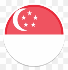 Singapore Icon - Transparent Background Flag Emoji