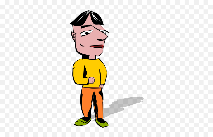 Man With Big Head Vector Image - Menneske Png Emoji,Emoji Man Meme