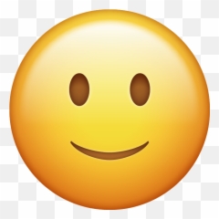 Download Slightly Smiling Emoji Icon - Smile Emoji Png,Emoji Symbols