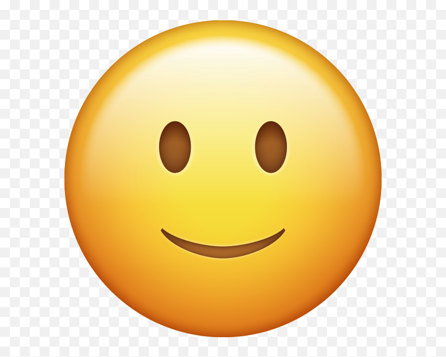 Download Slightly Smiling Emoji Icon - Smile Emoji Png,Emoji Symbols