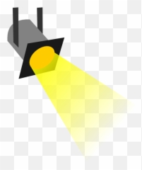 Spotlight Spot Light Clip Art At Clker - Spotlight Clipart Emoji,Spotlight Emoji