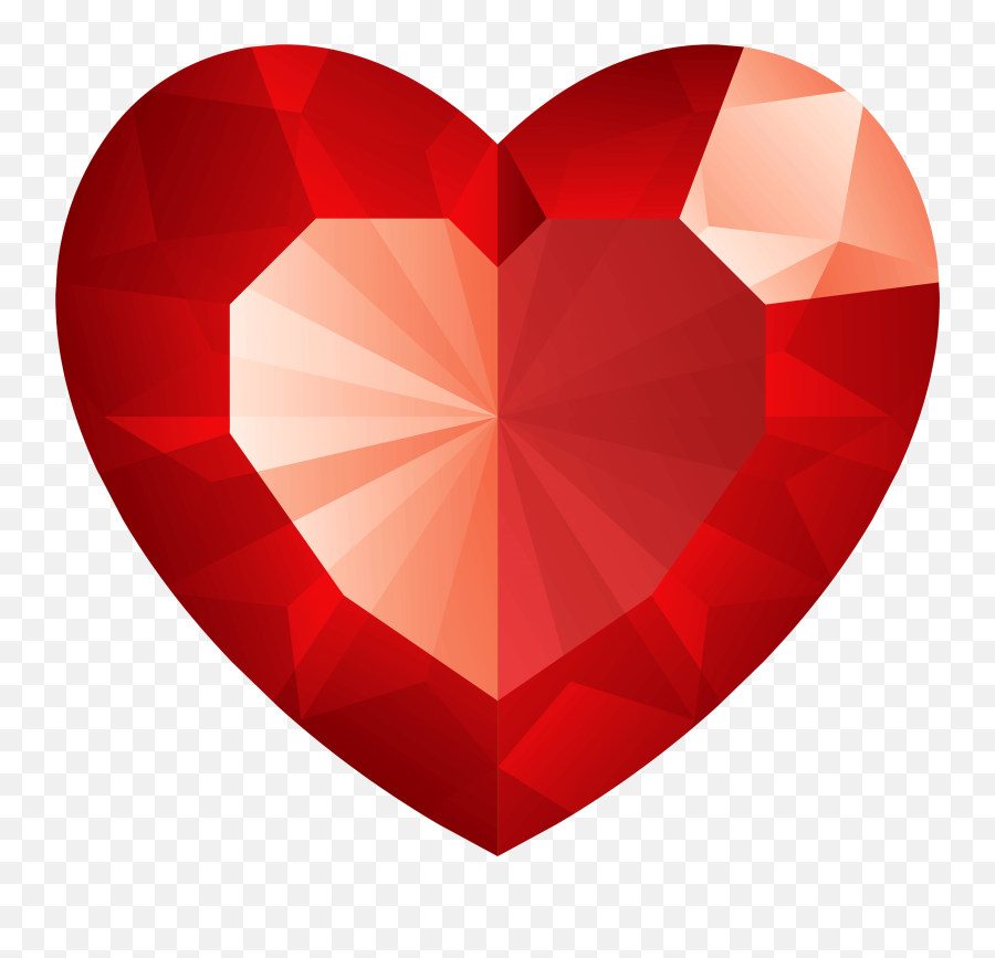 Diamond Clipart Red Diamond Diamond - Diamond Heart Png Emoji,Red Diamond Emoji