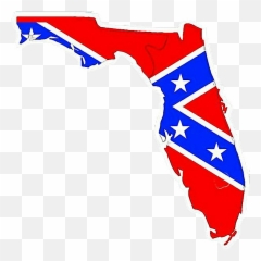 Confederate Florida State Usa Flag - Of Rebel Emoji