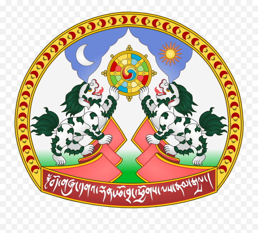 Emblem Of Tibet - Tibet Coat Of Arms Emoji,Tibet Flag Emoji