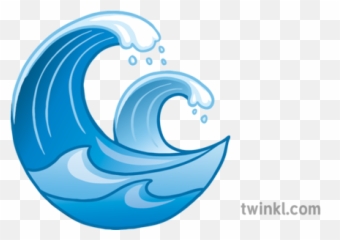 Sea Waves Emoji Newsroom Ks2 Illustration - Waves Emoji,Waves Emoji