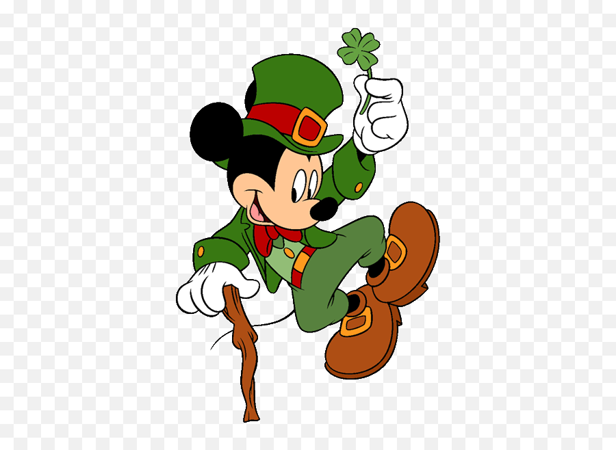 St Patricks Day St Patrick Clip Art 4 - Mickey Mouse St Patricks Emoji,St Patrick's Day Emoji Art