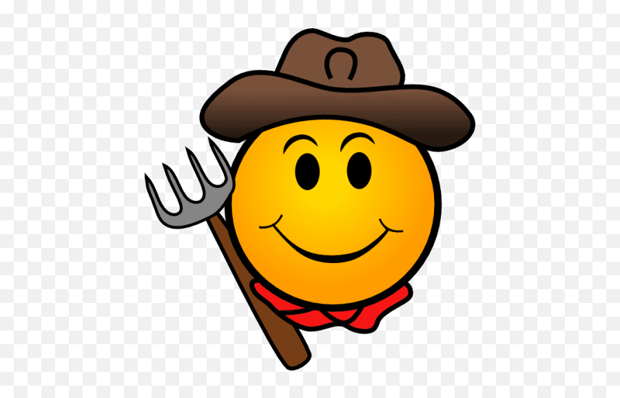 Farmer Happy Png Picture - Farmer Smiley Face Emoji,Peasant Emoji