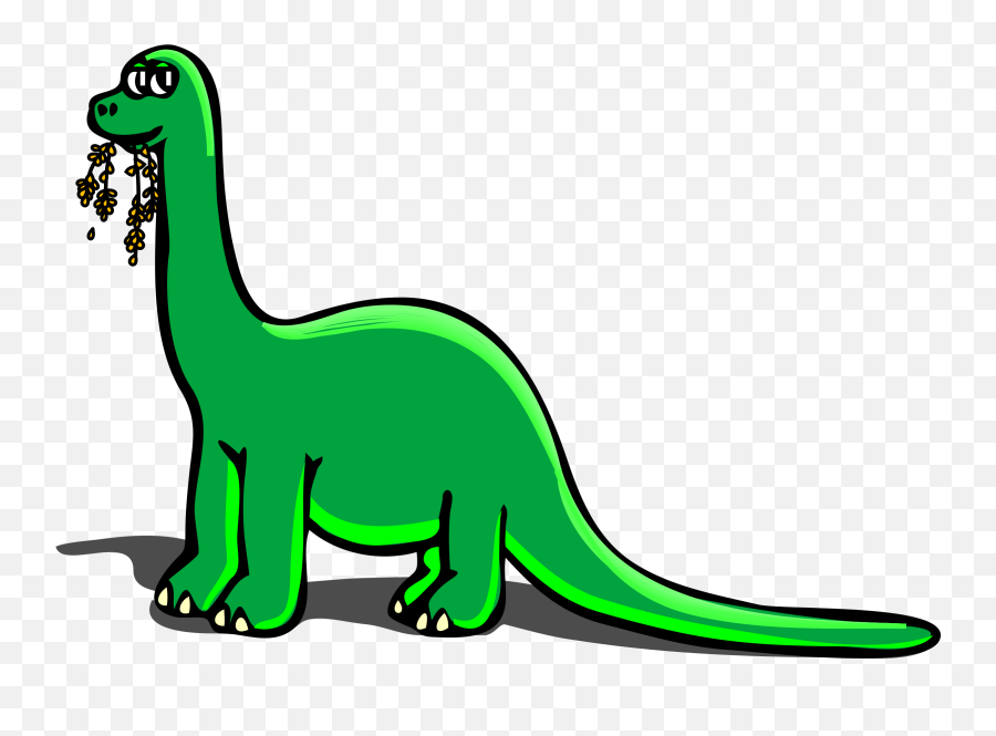 Dinosaurs Clipart Big Dinosaur Dinosaurs Big Dinosaur - Plant Eating Dinosaurs Cartoon Emoji,Dino Emoji