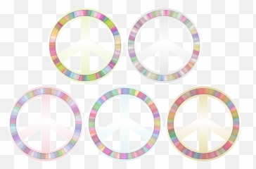 Peace Symbol Pastels Sign Free Pictures - Circle Emoji