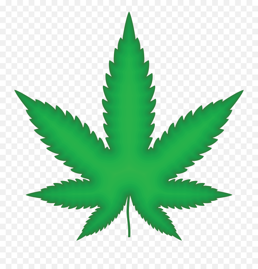 Pot Leaf Clipart - Marijuana Leaf Emoji,Marijuana Emoji
