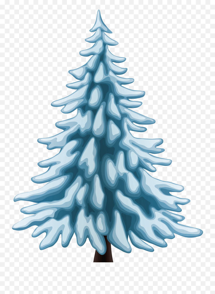 Christmas Pine Tree Clipart Png - Clipart Winter Tree Png Emoji,Pine Tree Emoji