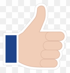 Hands Thumbs Up Lh Emoji Sticker -