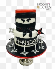 Ninja Cake - Cake Decorating Emoji,Facebook Cake Emoji