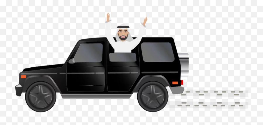 Arab And Khaleeji Emojis - Vehicle,Car Emojis