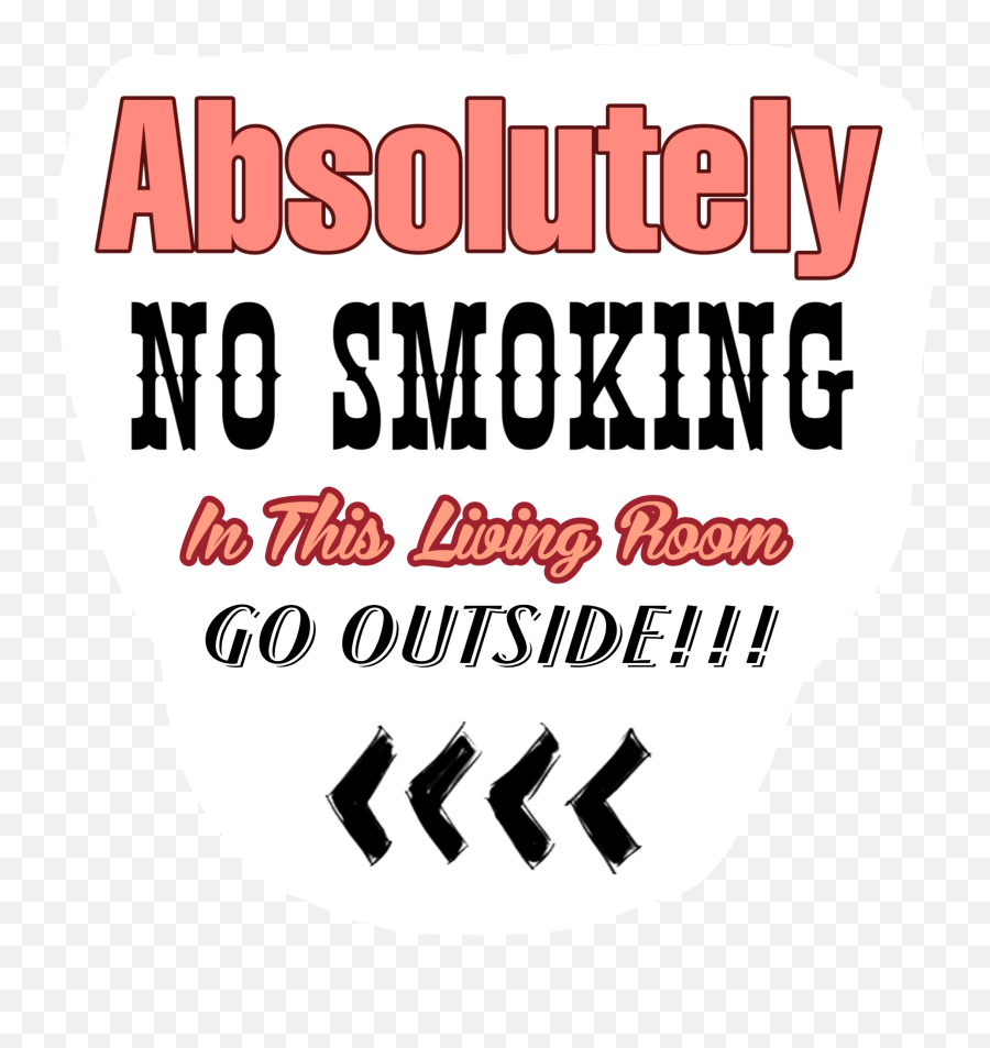 No Smoking Its Serious - Calligraphy Emoji,No Smoking Emoji