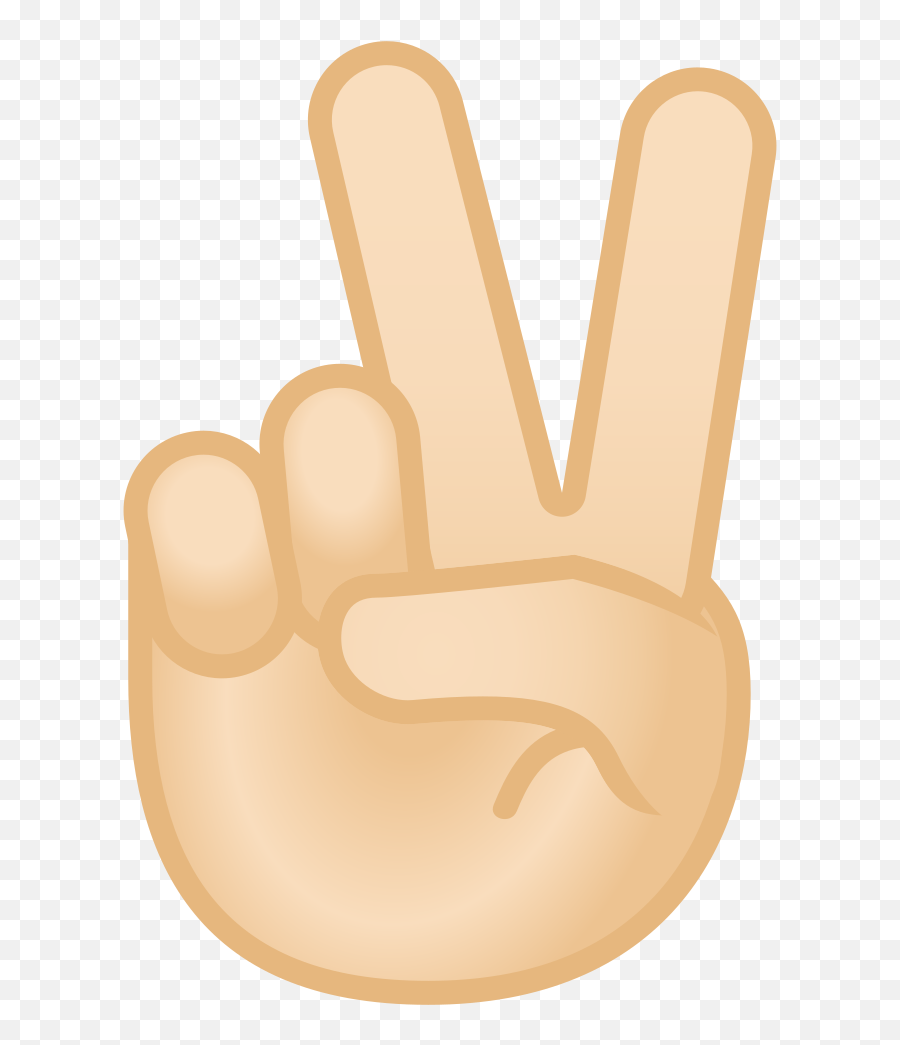Download Svg Download Png - Victory Png Hand Emoji Clipart Sign,Emoji Png Download