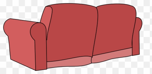 Couch clipart bedroom Transparent FREE for - Back Of Armchair Clipart Emoji