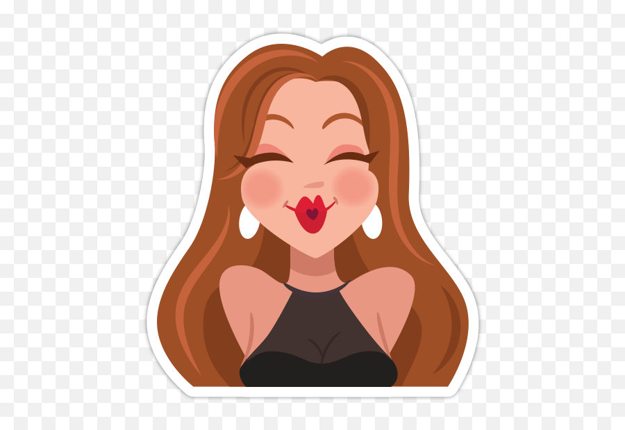 Girl Moods - Illustration Emoji,Girls Emoticons
