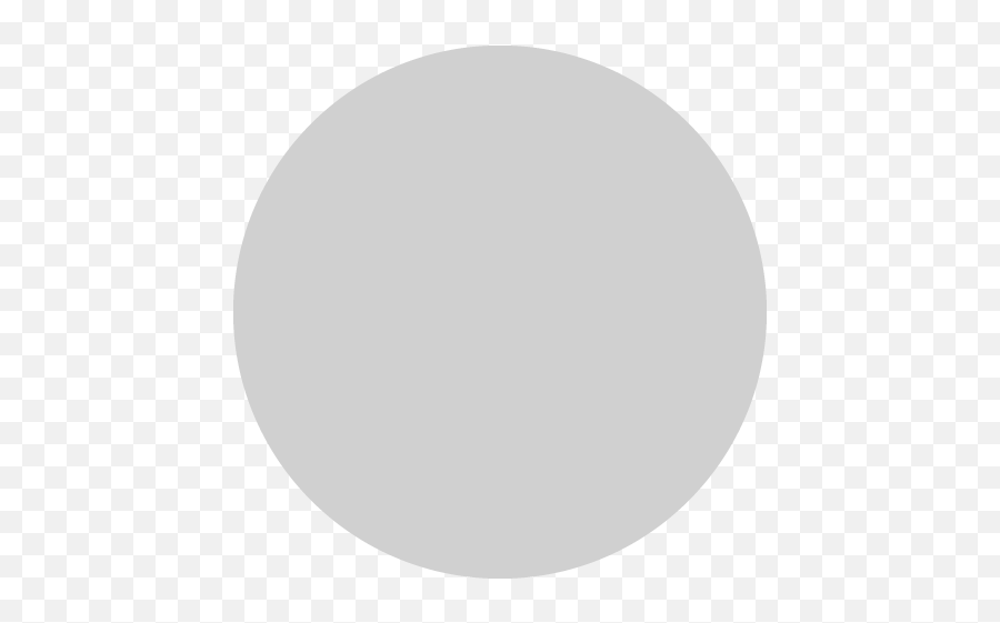 Medium White Circle Emoji For Facebook Email Sms - Transparent White Filled In Circle,Black Circle Emoji