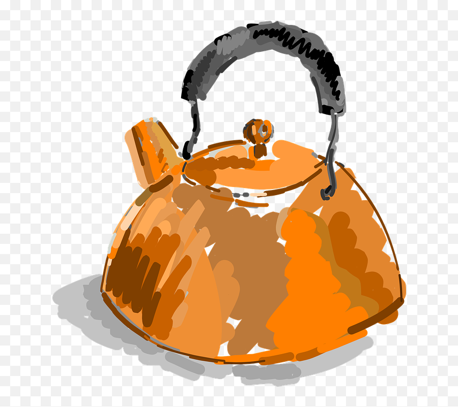 Copper Kettle Clipart - Png Download Full Size Clipart Vintage Tea Kettle Illustration Emoji,Kettle Emoji