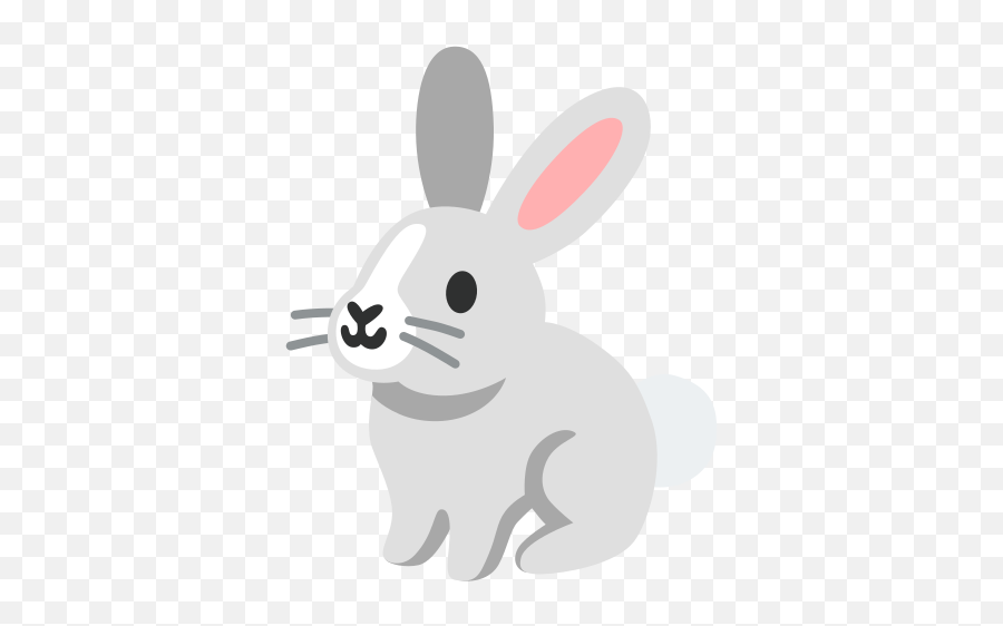 Rabbit Emoji - Domestic Rabbit,Bunny Emoji Transparent