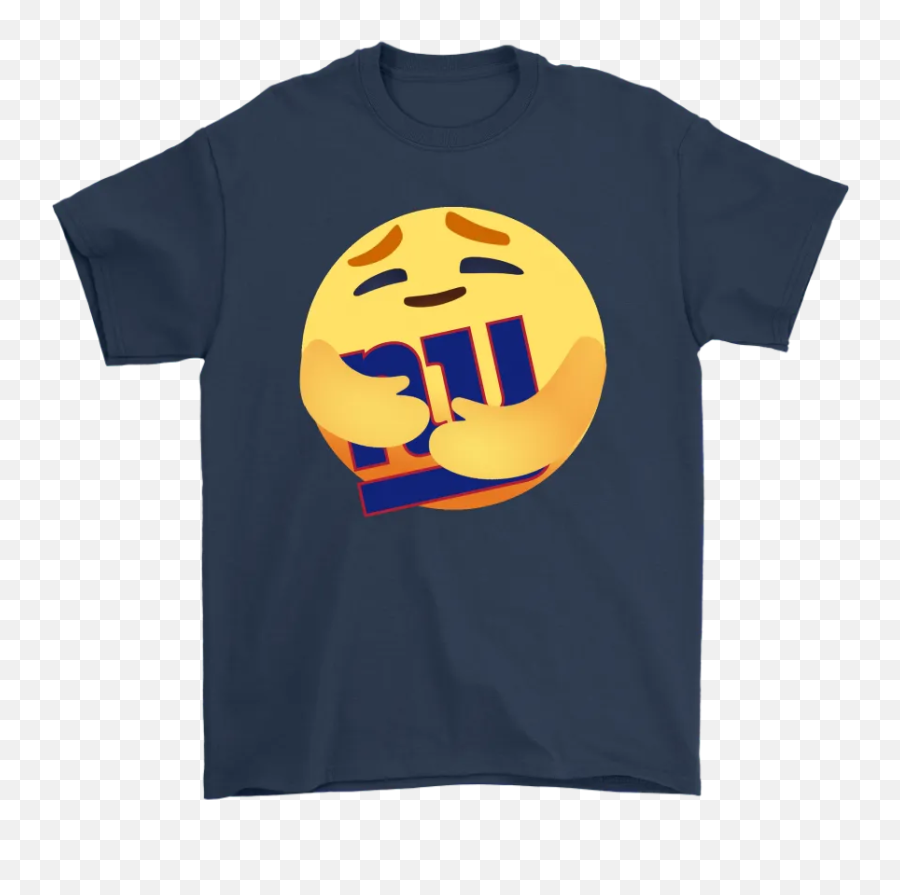 Love The New York Giants Love Hug Facebook Care Emoji Nfl Shirts - Funny Eagles Shirts,Sports Logo Emoji