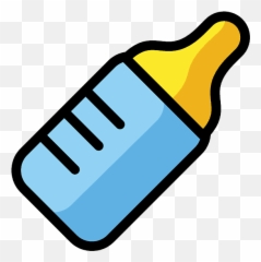 Baby Bottle Emoji Clipart - Mamadeira