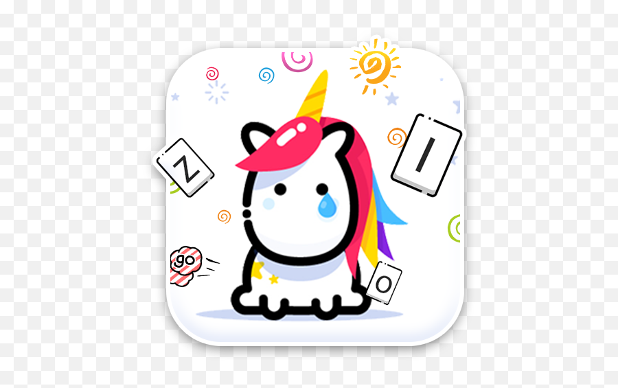 Mbe Style Lovely Unicorn 10001004 Apk Download - Keyboard Sad Unicorn Face Emoji,Unicorn Emoticons