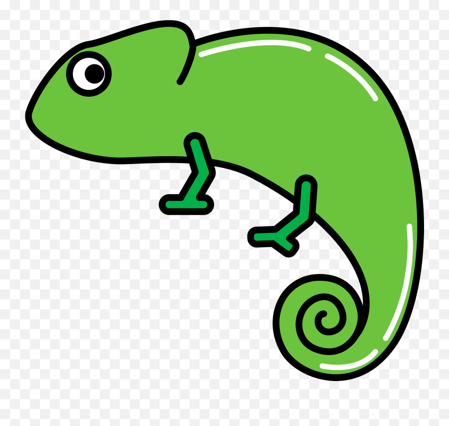 Chameleon Clipart - True Frog Emoji,Chameleon Emoji