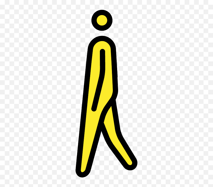 Person Walking Emoji Clipart - Mujer Emojis Caminando,Hiker Emoji