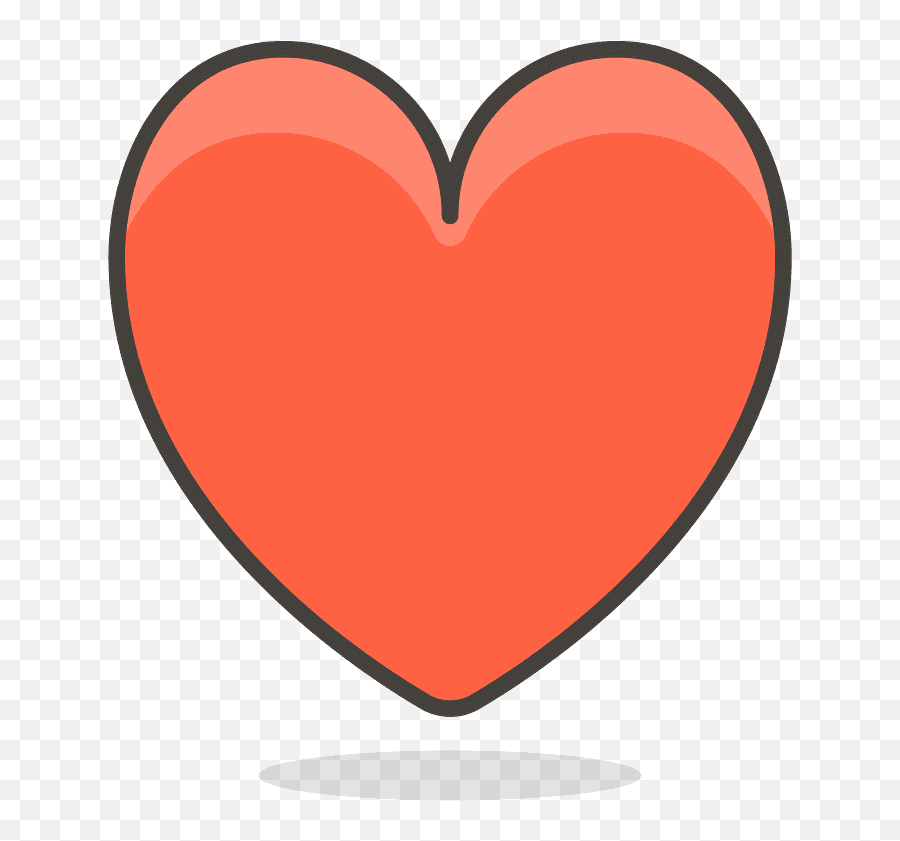 Heart Suit Emoji Clipart - Transparent Background Cartoon Heart Png,White Heart Suit Emoji
