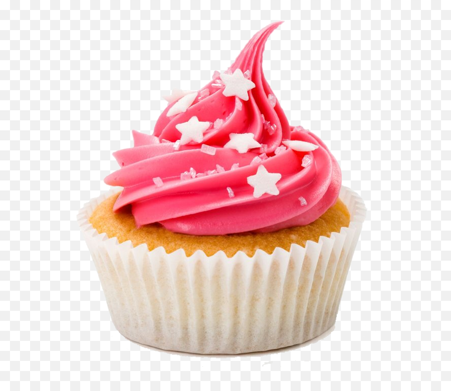 Cupcake Sprinkles Pink Vanilla Frosting - Muffin Png Emoji,Emoji Cupcake