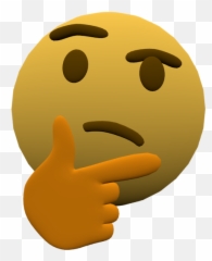 Thinking Emoji But 3d - Gif Transparent