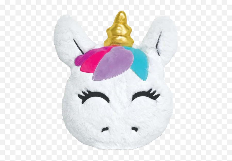 Goldie Unicorn Scented Furry Pillow - Unicorn Scented Pillow Emoji,Unicorn Emoji Pillow