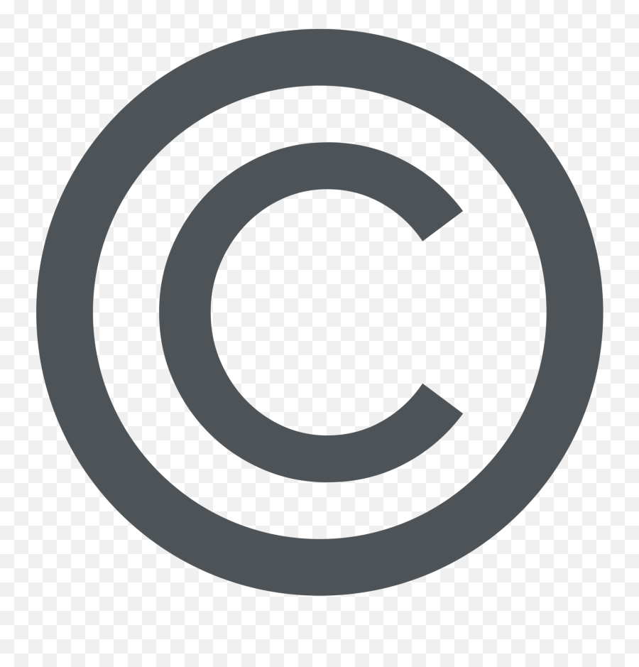 Copyright Symbol Emoji Trademark - Transparent Background Copyright Symbol Png,Emoji Symbols