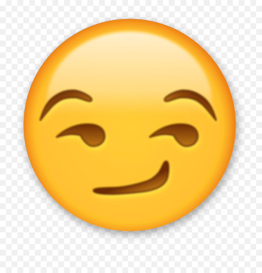 Winking Emoji Iphone Emoji Clipart Kid - Smiley Smirk Png,Iphone Emojis