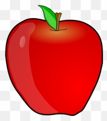 Free Apple Fruit Vectors - Apple Clipart Free Emoji,Punch Emoticon