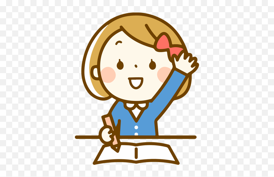 Raised Hand Pupil - Clip Art Raised Hand Emoji,Raise Hand Emoji