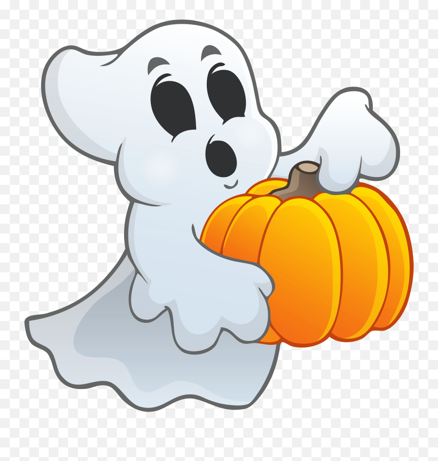 Halloween Ghost Banner Stock Png Files - Halloween Ghost Clipart Emoji,Ghost Emoji Pumpkin