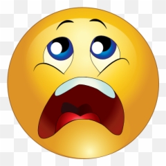 Scary Emoji Png Picture - Screaming Face Clipart,Scared Emoji Png