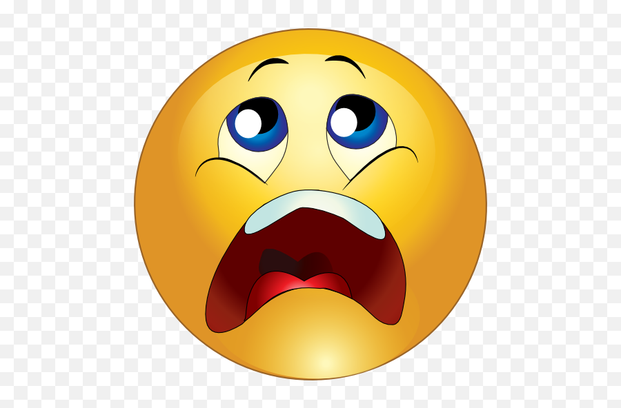 Scary Emoji Png Picture - Screaming Face Clipart,Scared Emoji Png