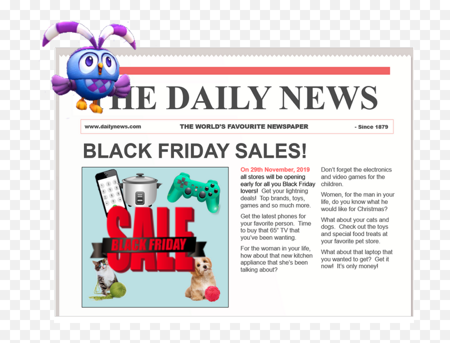 What Is Black Friday King Community - Newspaper Icon Emoji,Emoticon Explanations