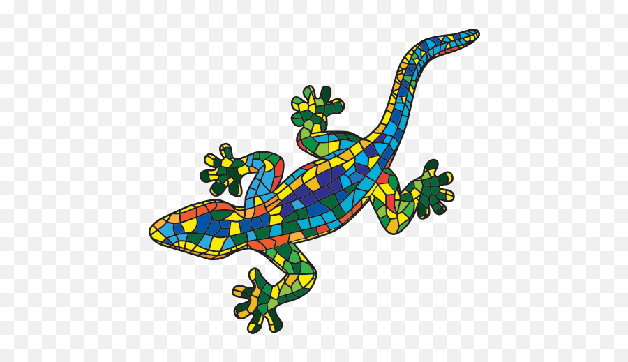 Transparent Gecko Spanish Picture - Gaudi Gecko Emoji,Gecko Emoji