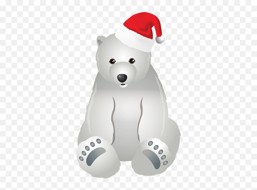 Clip Art Polar Bear Christmas Emoji,Polar Bear Emoji