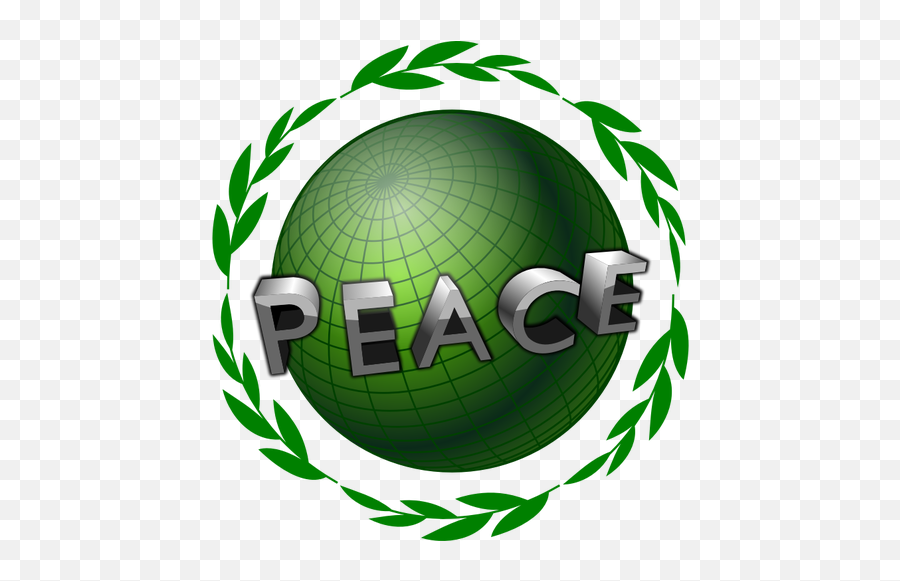 Peace Globe Vector Illustration - Graphic Design Emoji,Facebook Emoticons Peace Sign